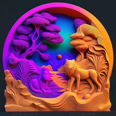 3D model Lisa Frank (STL)